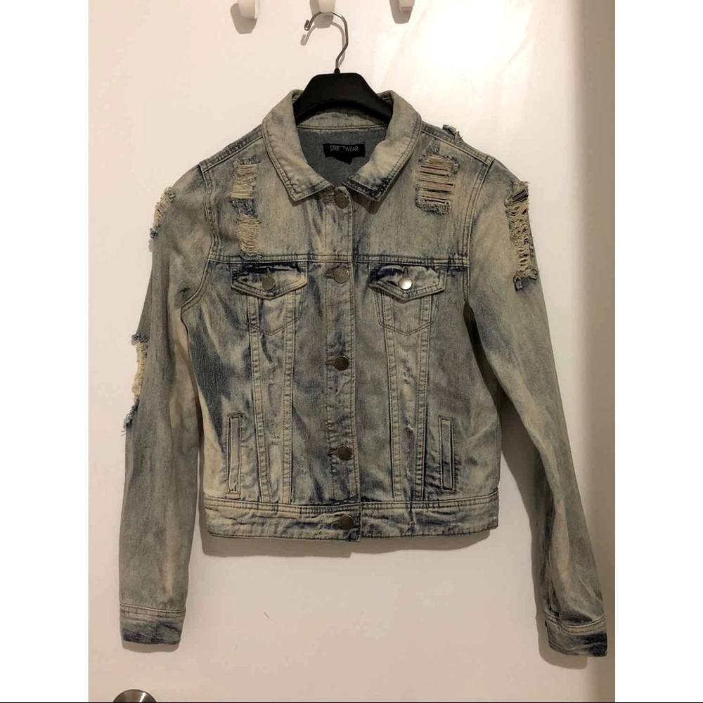 Acid Wash Jean Jacket